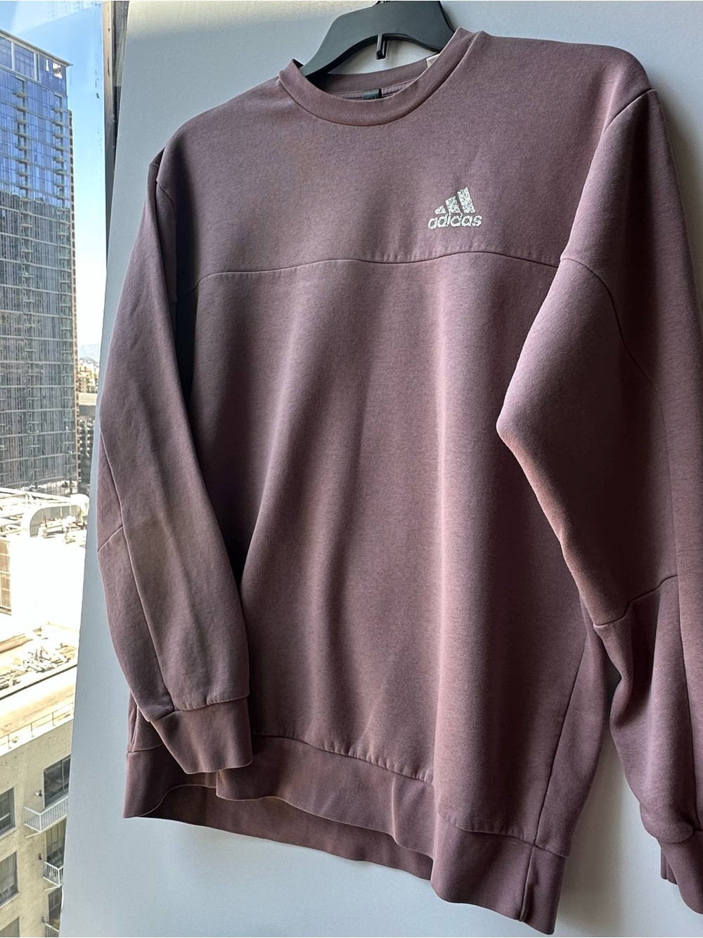 Adidas Men’s Crewneck Sweatshirt - Dusty Plum